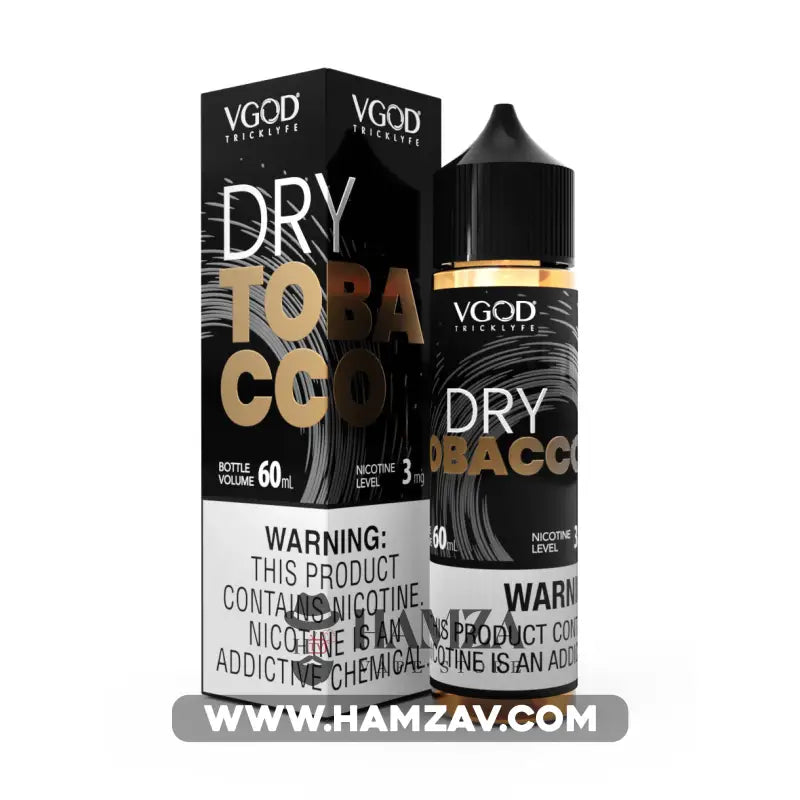 VGOD Dry Tobacco في جود دراي توباكو 60ML (12MG) Premium Liquid