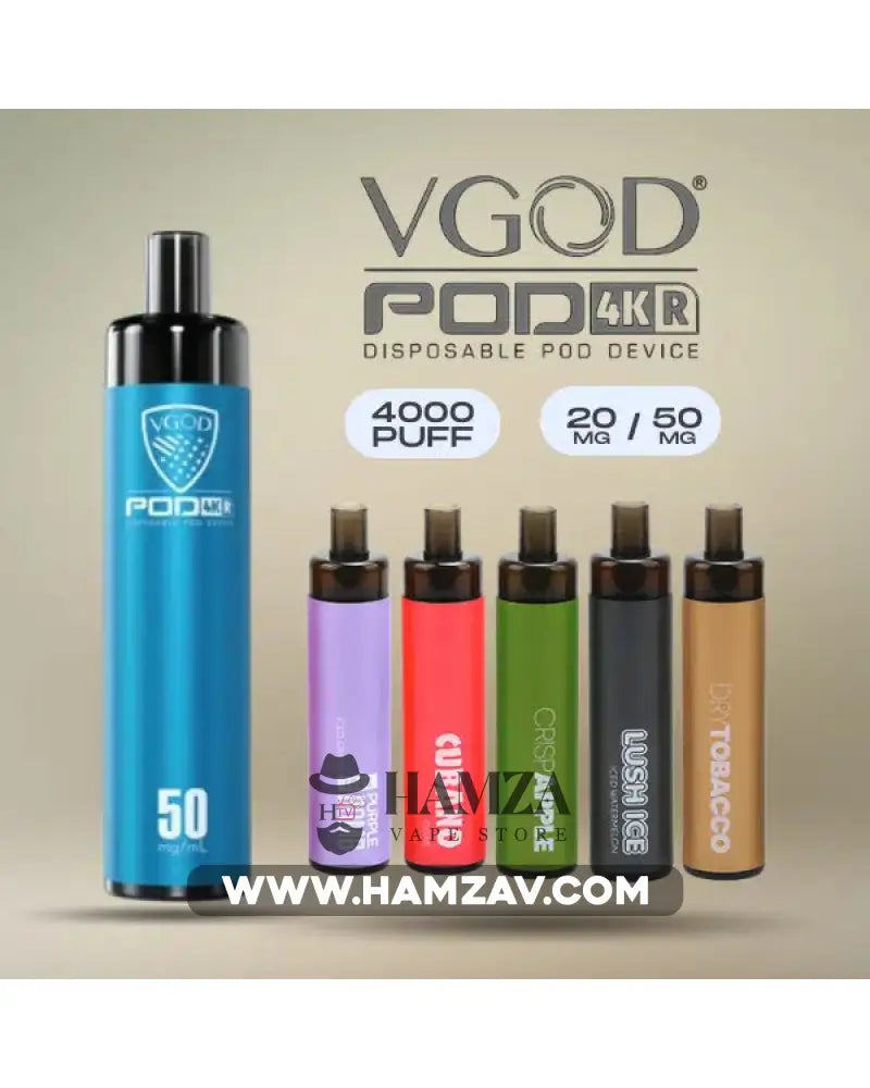 Vgod Pod 4K Disposable Berry Bomb Iced -