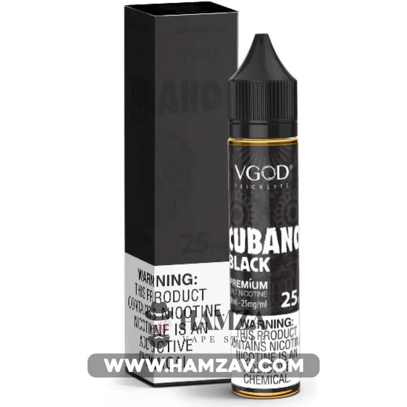 Vgod Saltnic Cubano Black - Premium Liquid