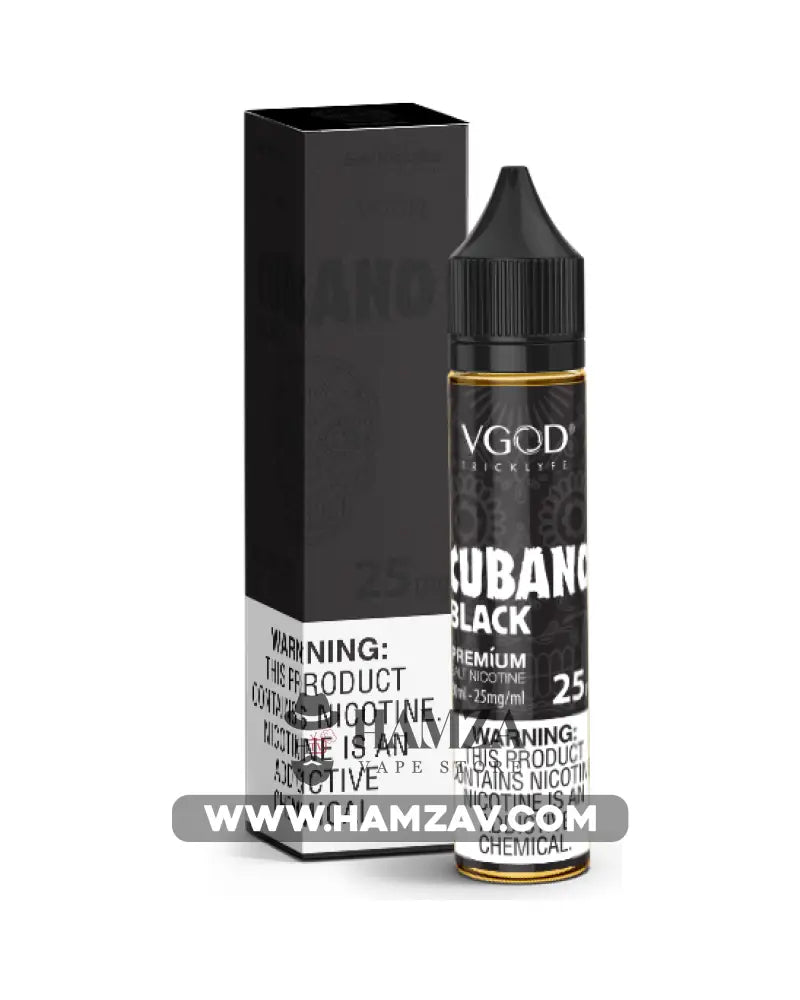 Vgod Saltnic Cubano Black - Premium Liquid