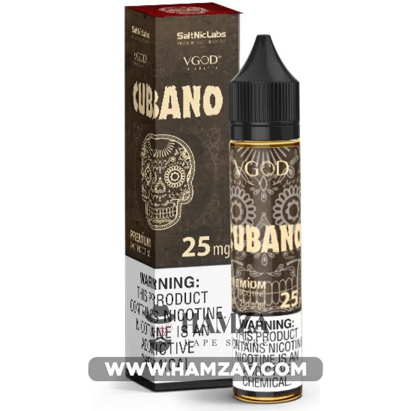 Vgod Saltnic Cubano - Premium Liquid