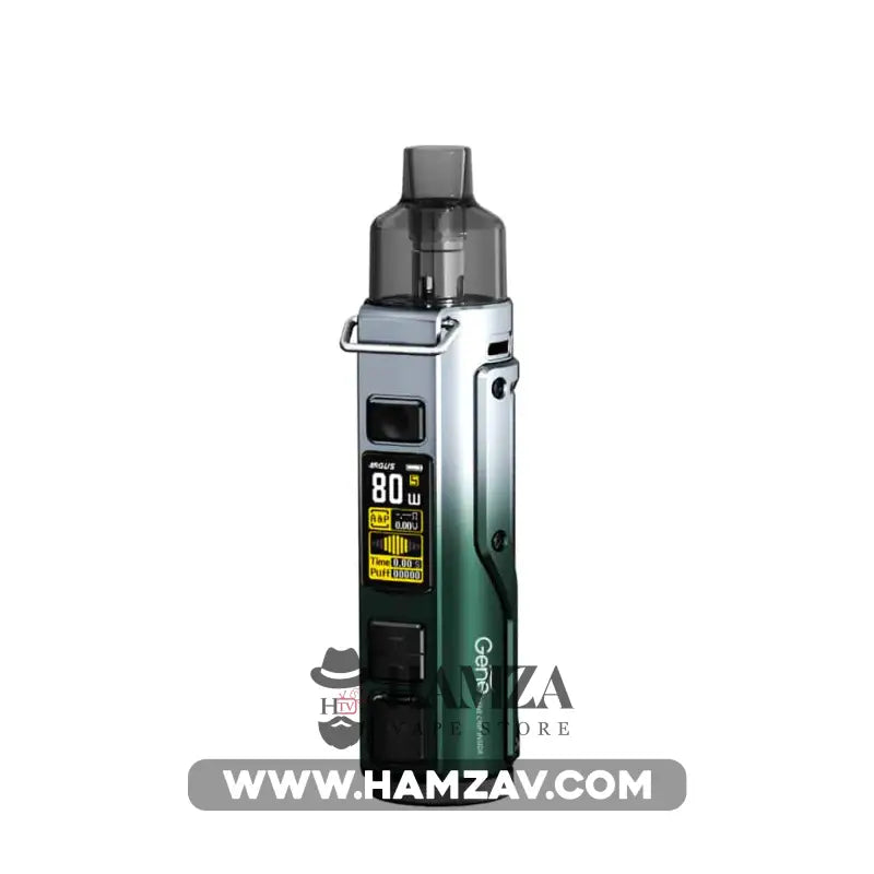 Voopoo Argus Pro Pod - فوبو ارجوس برو بود Green Silver Dl Pods