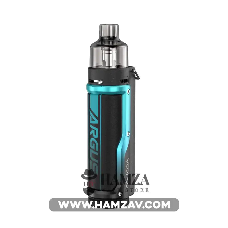 Voopoo Argus Pro Pod - Litchi Leather & Blue Dl Pods