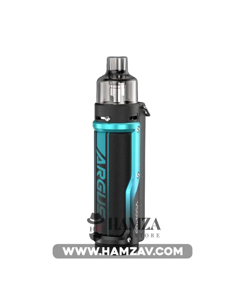 Voopoo Argus Pro Pod - Litchi Leather & Blue Dl Pods