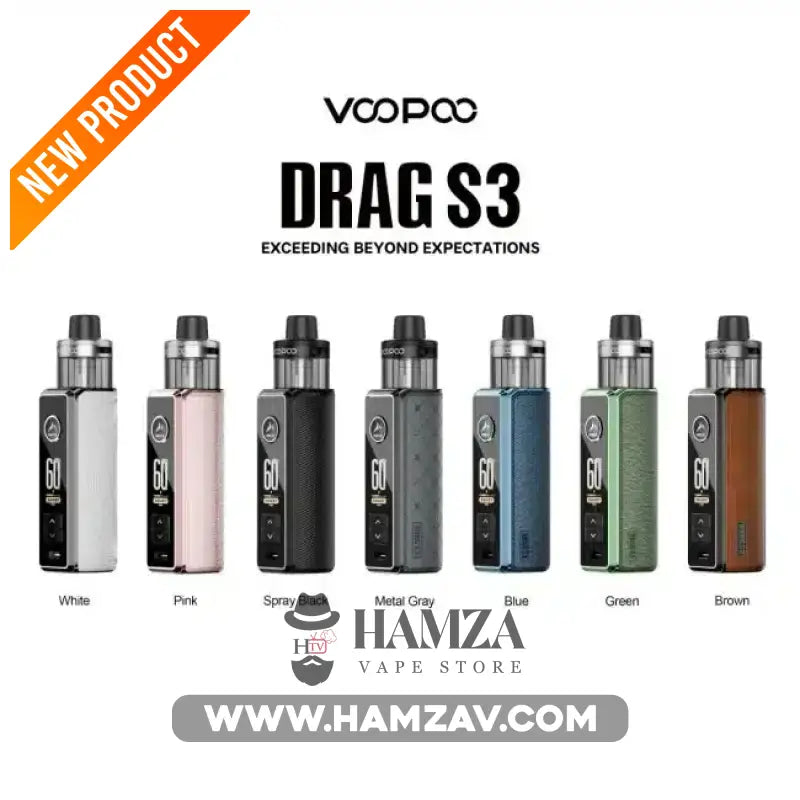 Voopoo Drag S3 Pod - فوبو دراج اس 3 بود DL Pods