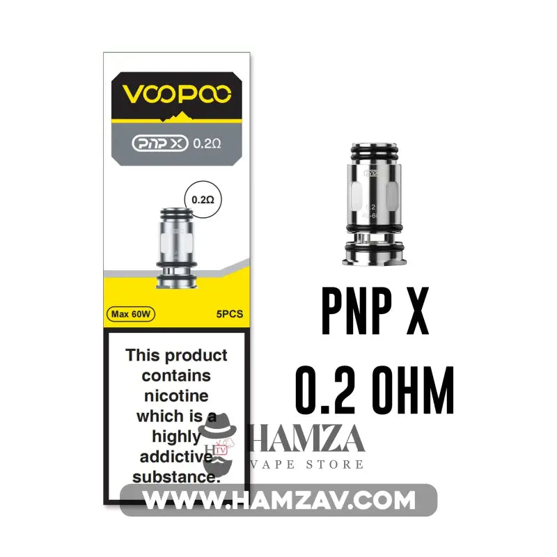Voopoo Pnp X Coils - كويل فوبو بي ان اكس Pnp 0.2Ω