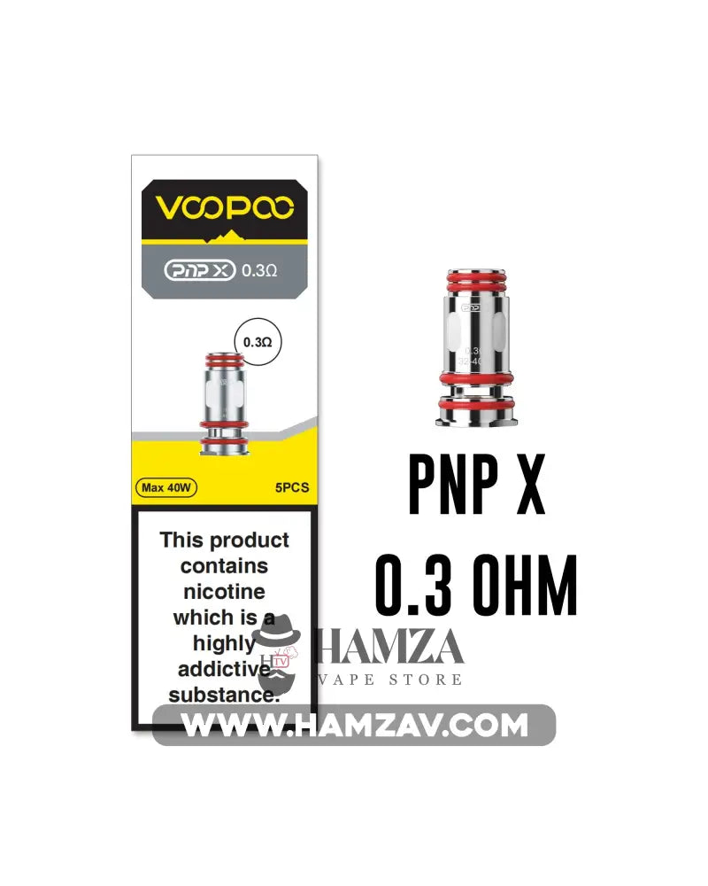 Voopoo Pnp X Coils - كويل فوبو بي ان اكس Pnp 0.3Ω