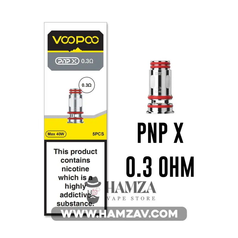Voopoo Pnp X Coils - كويل فوبو بي ان اكس Pnp 0.3Ω