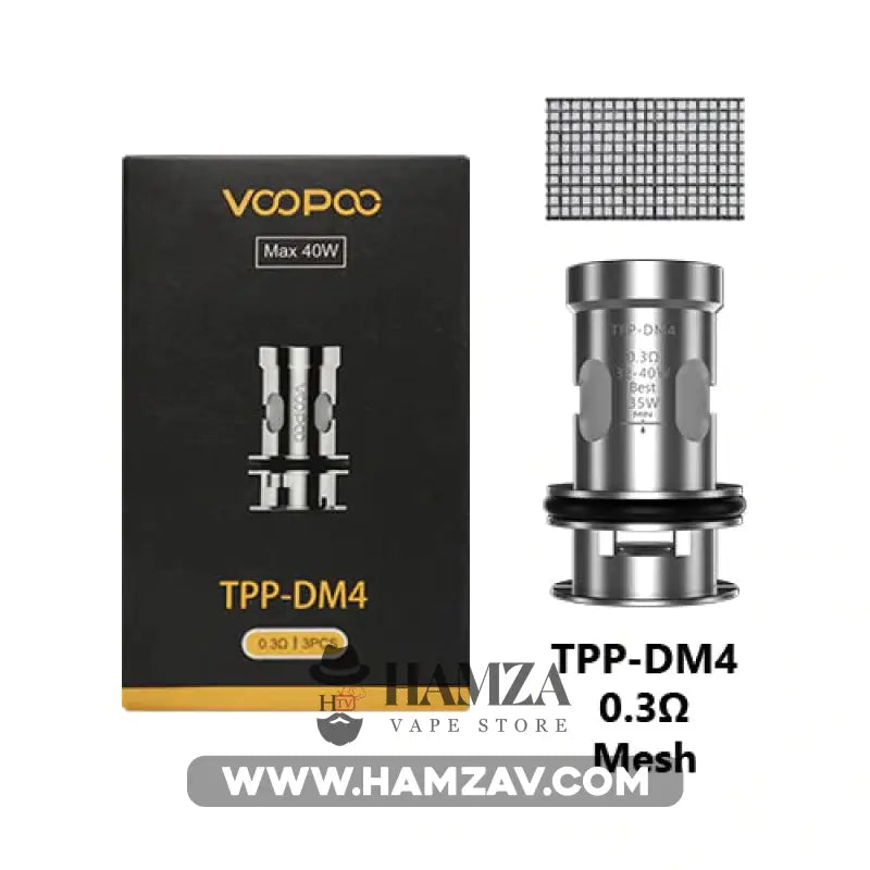Voopoo Tpp Coils - Tpp-Dm4 0.3