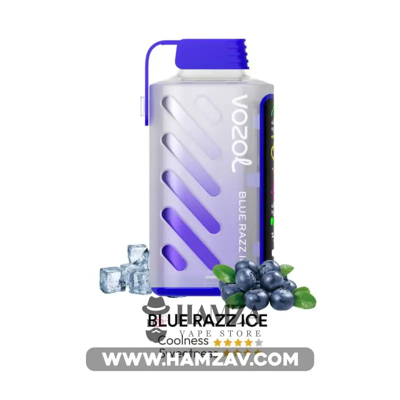 Vozol Disposable Gear 20000 Puffs Blue Razz Ice - فوزول جير ديسبوزابل بلوبيري ساقع