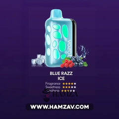Vozol Disposable Rave 40000 Puffs Blue Razz Ice - فوزول ريف ديسبوزابل بلوبيري رازبيري ايس 40000 / 5% SaltNic Disposable