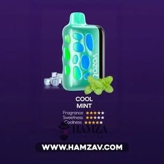 Vozol Disposable Rave 40000 Puffs Cool Mint - فوزول ريف ديسبوزابل نعناع ايس 40000 / 5% SaltNic Disposable