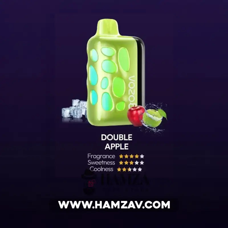 Vozol Disposable Rave 40000 Puffs Double Apple - فوزول ريف ديسبوزابل تفاحتين 40000 / 5% SaltNic Disposable