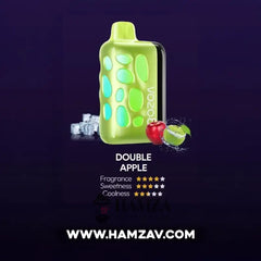 Vozol Disposable Rave 40000 Puffs Double Apple - فوزول ريف ديسبوزابل تفاحتين 40000 / 5% SaltNic Disposable