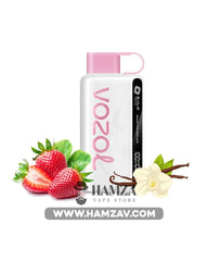 Vozol Disposable Star 12000 Puffs Strawberry Vanilla- فوزول ستار ديسبوزابل فراولة فانيليا