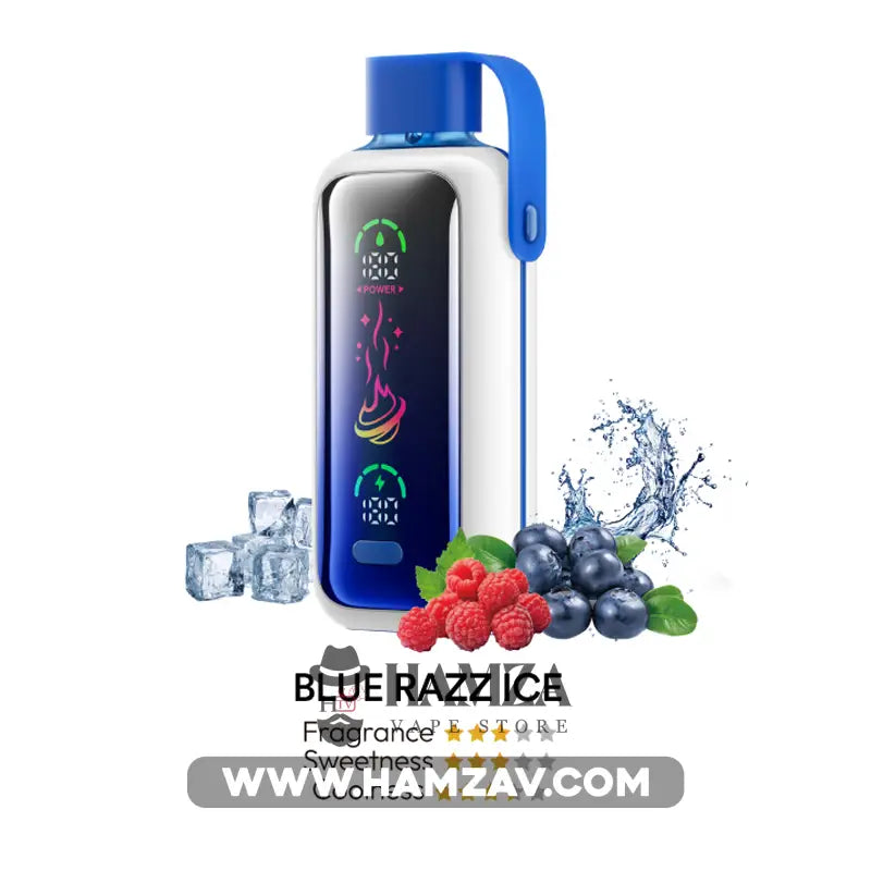 Vozol Disposable Star 20000 Puffs Blue Razz Ice - فوزول ستار ديسبوزابل ميكس توت ازرق و احمر ساقع