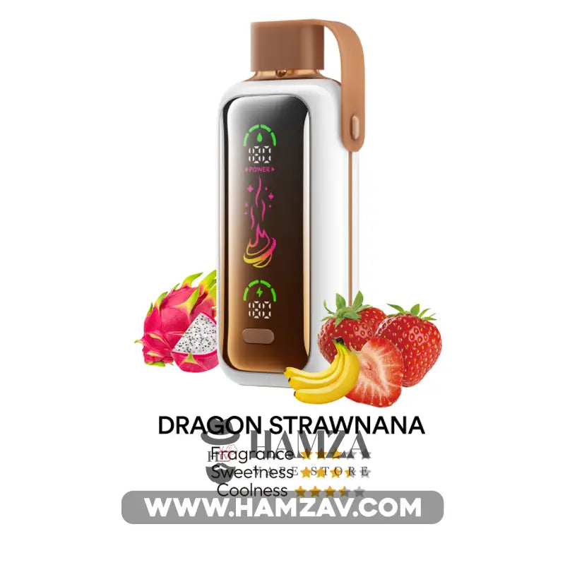 Vozol Disposable Star 20000 Puffs Dragon Strawnana Ice - فوزول ستار ديسبوزابل