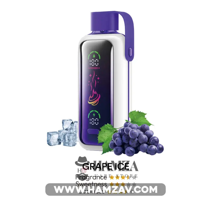 Vozol Disposable Star 20000 Puffs Grape Ice - فوزول ستار ديسبوزابل عنب ساقع