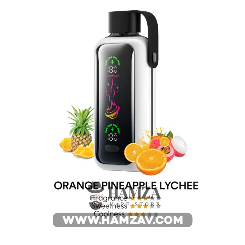 Vozol Disposable Star 20000 Puffs Orange Pineapple Lychee Ice - فوزول ستار