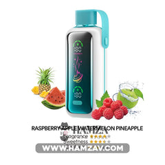 Vozol Disposable Star 20000 Puffs Raspberry Apple Watermelon Pineapple Ice - فوزول ستار
