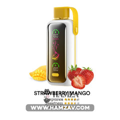 Vozol Disposable Star 20000 Puffs Strawberry Mango Ice - فوزول ستار ديسبوزابل فراولة مانجو ساقع