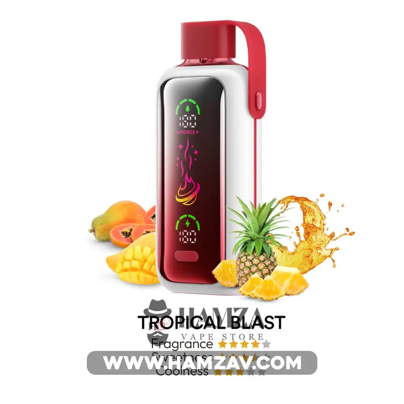 Vozol Disposable Star 20000 Puffs Tropical Blast Ice - فوزول ستار ديسبوزابل ميكس فواكه استوائية ساقع