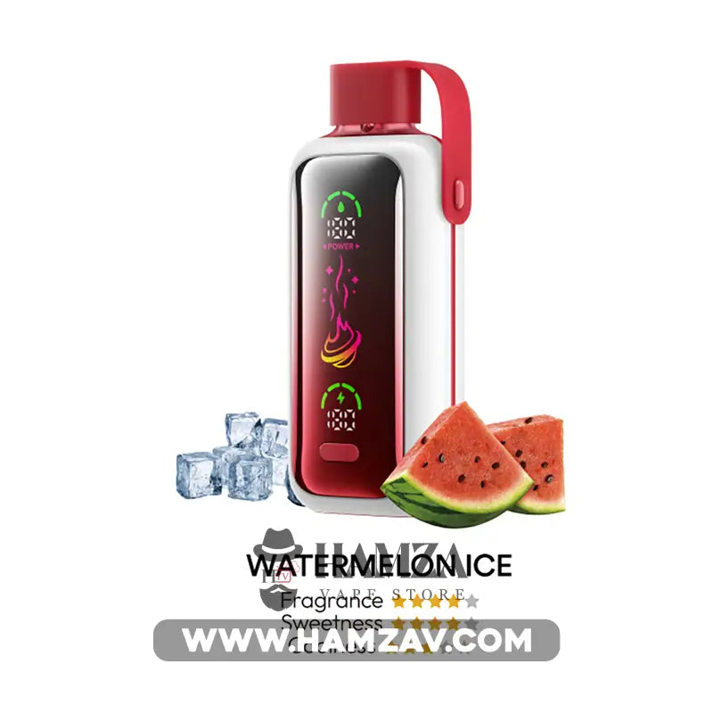 Vozol Disposable Star 20000 Puffs Watermelon Ice - فوزول ستار ديسبوزابل بطيخ ساقع