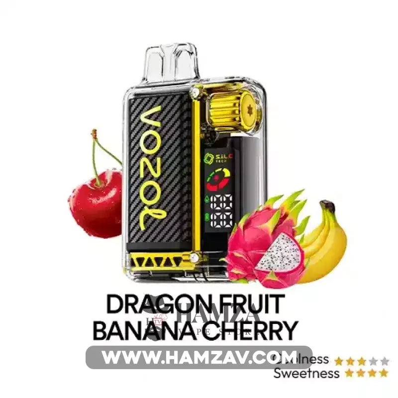 Vozol Disposable Vista 20000 Puffs Dragon Fruit Banana Cherry - فوزول فيستا