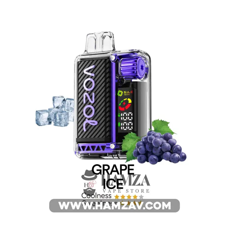 Vozol Disposable Vista 20000 Puffs Grape Ice - فوزول فيستا ديسبوزابل عنب ساقع