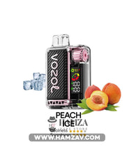 Vozol Disposable Vista 20000 Puffs Peach Ice - فوزول فيستا ديسبوزابل خوخ ساقع