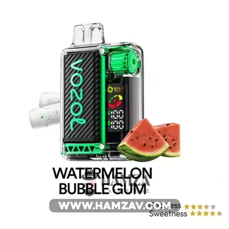Vozol Disposable Vista 20000 Puffs Watermelon Bubble Gum - فوزول فيستا ديسبوزابل لبان بطيخ