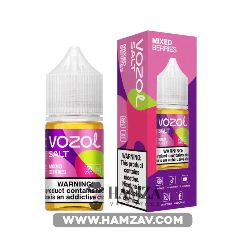 Vozol Saltnic Mixed Berries - فوزول سولت ميكس توت Premium Liquid