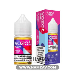 Vozol Saltnic Purple Candy - فوزول سولت ميكس كاندي فواكه Premium Liquid