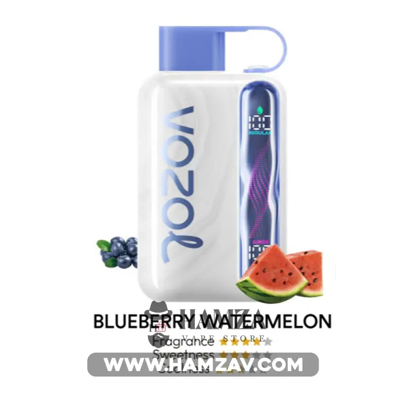 Vozol Star Disposable 40K Puff Blueberry Watermelon - فوزول ستار ديسبوزابل 40 ألف بف بلوبيري بطيخ 40000 / 5% SaltNic