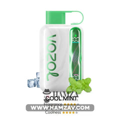 Vozol Star Disposable 40K Puff Cool Mint - فوزول ستار ديسبوزابل 40 ألف بف نعناع ايس 40000 / 5% SaltNic Disposable