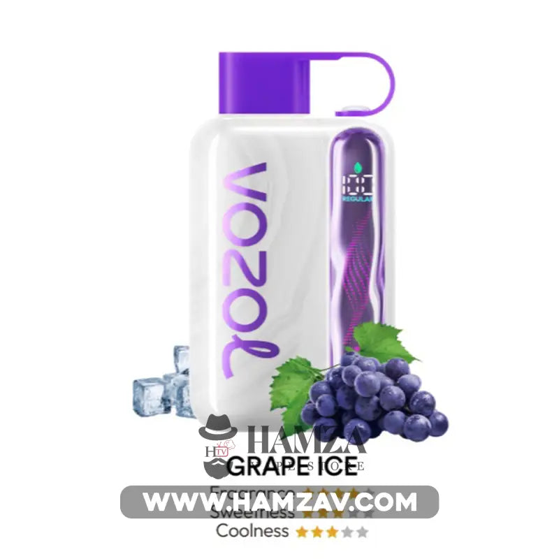 Vozol Star Disposable 40K Puff Grape Ice - فوزول ستار ديسبوزابل 40 ألف بف عنب ايس 40000 / 5% SaltNic Disposable