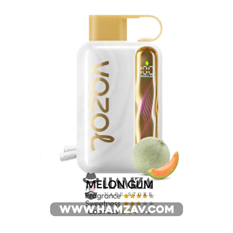 Vozol Star Disposable 40K Puff Melon Gum - فوزول ستار ديسبوزابل 40 ألف بف لبان كنتالوب 40000 / 5% SaltNic Disposable