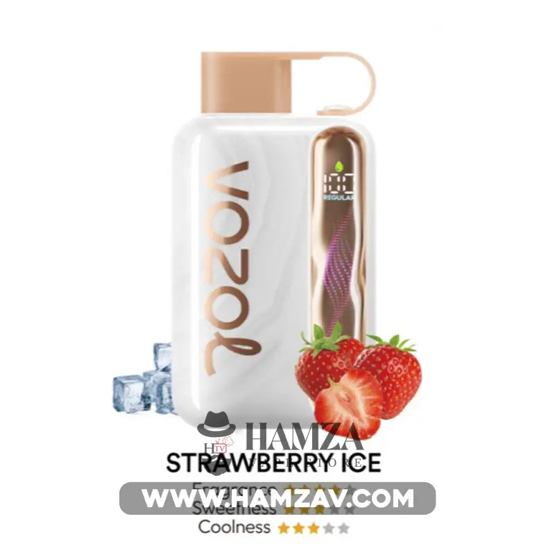 Vozol Star Disposable 40K Puff Strawberry Ice - فوزول ستار ديسبوزابل 40 ألف بف فراولة ايس 40000 / 5% SaltNic Disposable