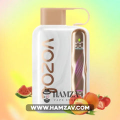 Vozol Star Disposable 40K Puff Strawberry peach - فوزول ستار ديسبوزابل 40 ألف بف فراولة خوخ - 40000 / 5% SaltNic