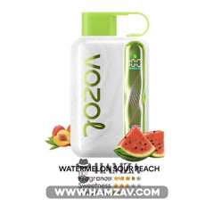 Vozol Star Disposable 40K Puff Watermelon Sour Peach - فوزول ستار ديسبوزابل 40 ألف بف بطيخ خوخ ساور 40000 / 5% SaltNic