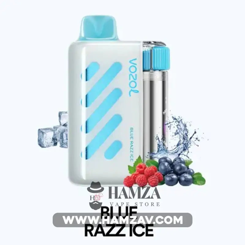Vozol Vista Disposable 40K Puff Blue Razz Ice - فوزول فيستا ديسبوزابل 40 ألف بف بلو راز ايس 40000 / 5% SaltNic