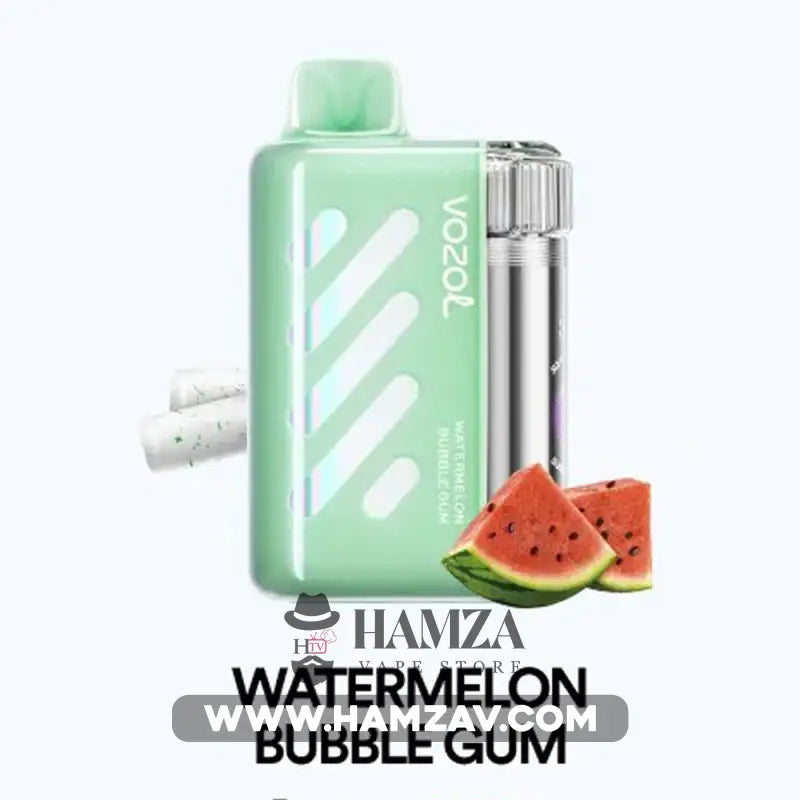 Vozol Vista Disposable 40K Puff WaterMelon Bubble Gum - فوزول فيستا ديسبوزابل 40 ألف بف لبان بطيخ 40000 / 5% SaltNic