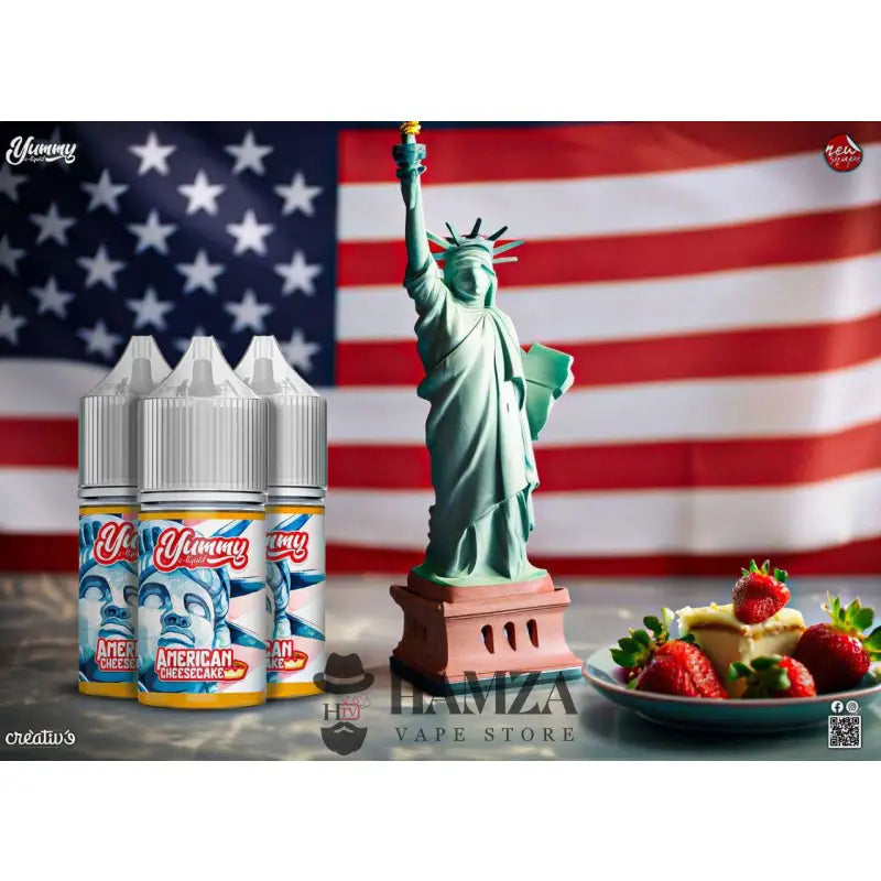 Yummy E Liquid American Cheesecake - يامي تشيز كيك فراولة Egyptian