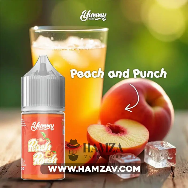 Yummy E Liquid Peach Punch - يامي خوخ Egyptian