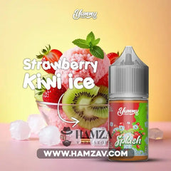 Yummy E Liquid Splash Strawberry Kiwi Ice - يامي فراولة كيوي ساقع Egyptian