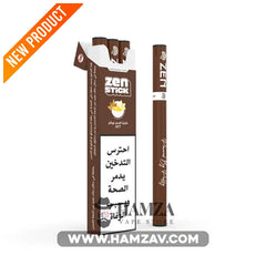 Zen Stick Disposable Vape Vanilla Custard Tobacco - زين ستيك ديسبوزابل فيب فانيلا كاسترد توباكو - 20MG - Disposable