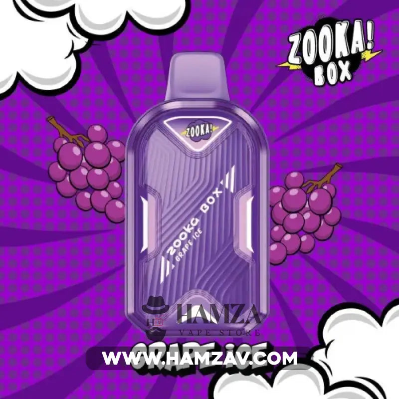 Zooka Box Disposable 7000 Puffs Grape Ice -