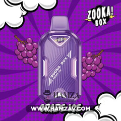 Zooka Box Disposable 7000 Puffs Grape Ice -