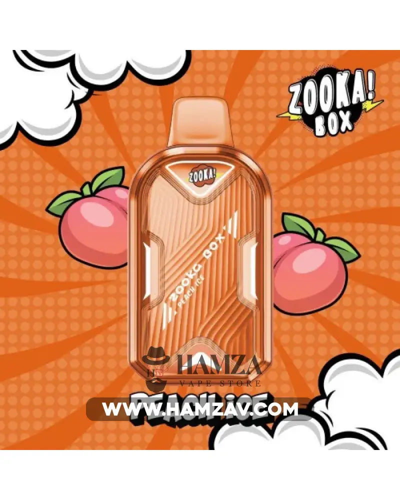 Zooka Box Disposable 7000 Puffs Peach Ice -