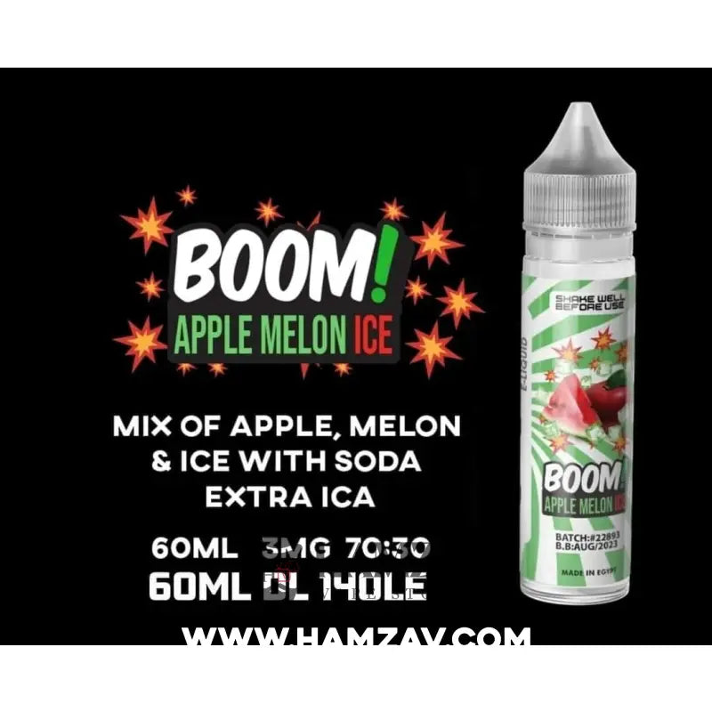 8-ball-boom-apple-melon-ice-ayt-bwl-btykh-tfah-saq-egyptian-liquid-672 8 Ball Boom Apple Melon Ice - Egyptian Liquid